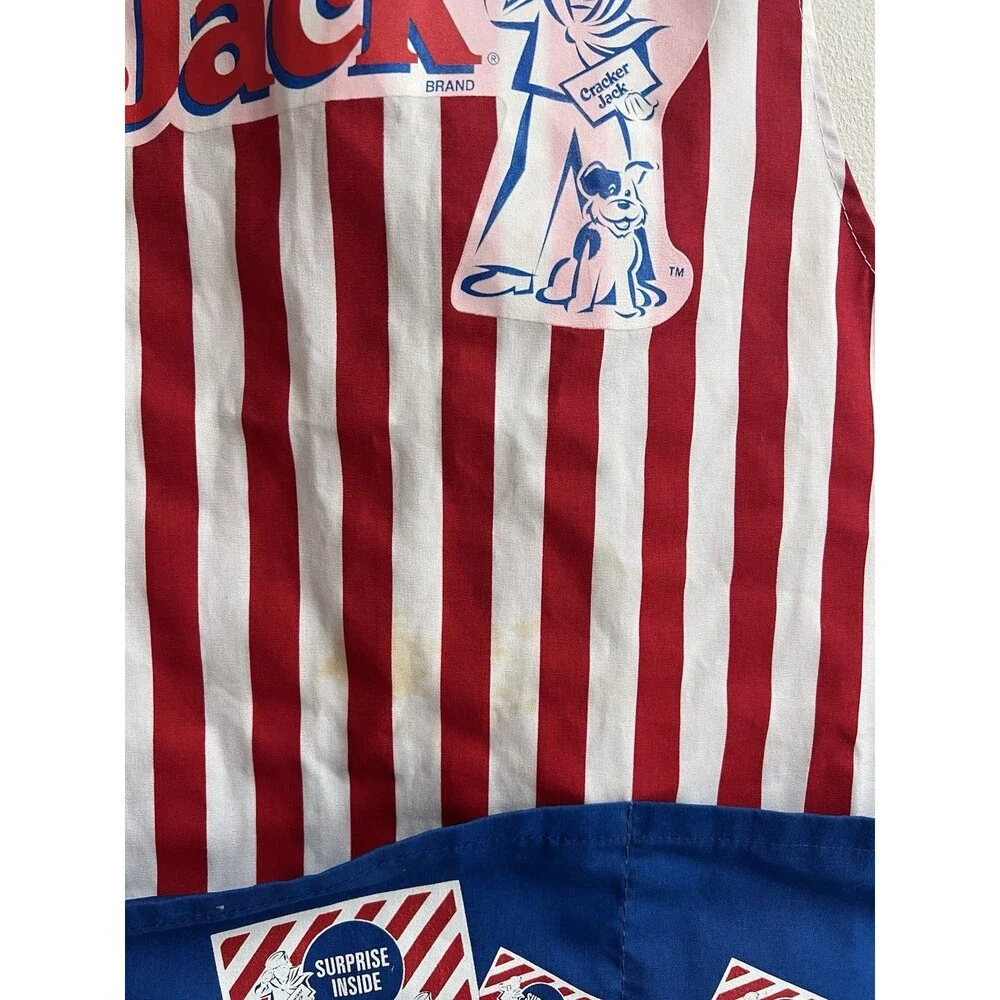 Vintage Cracker Jack S&H Uniform Apron Kitschy Memorabilia Made In USA Retro